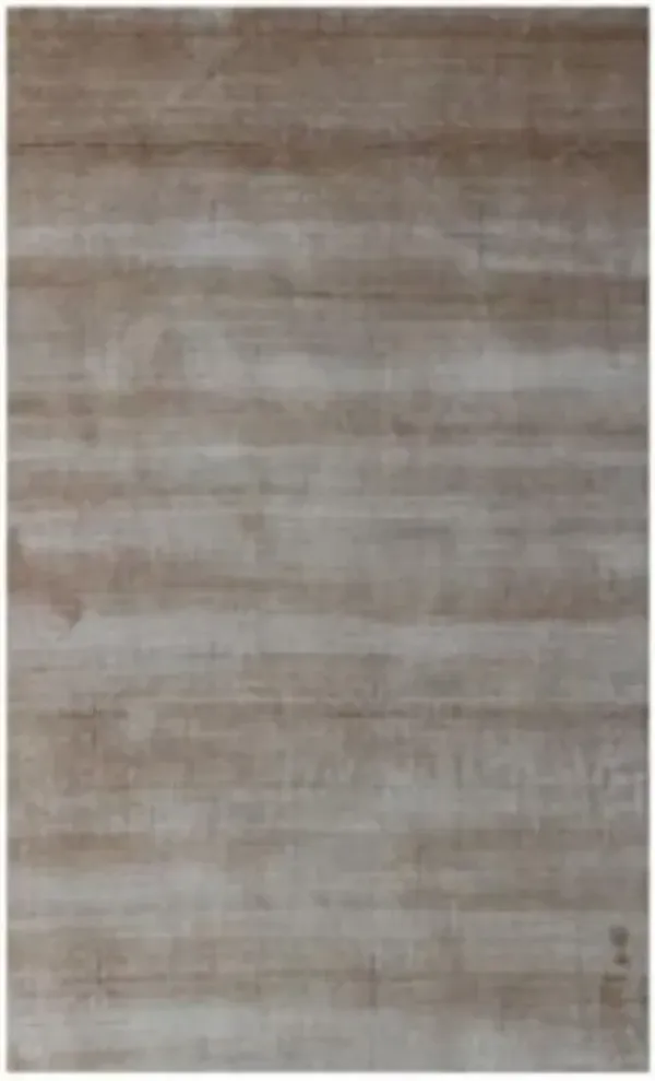 8' x 11' Ombre Hand Loomed Area Rug - Tan And Brown