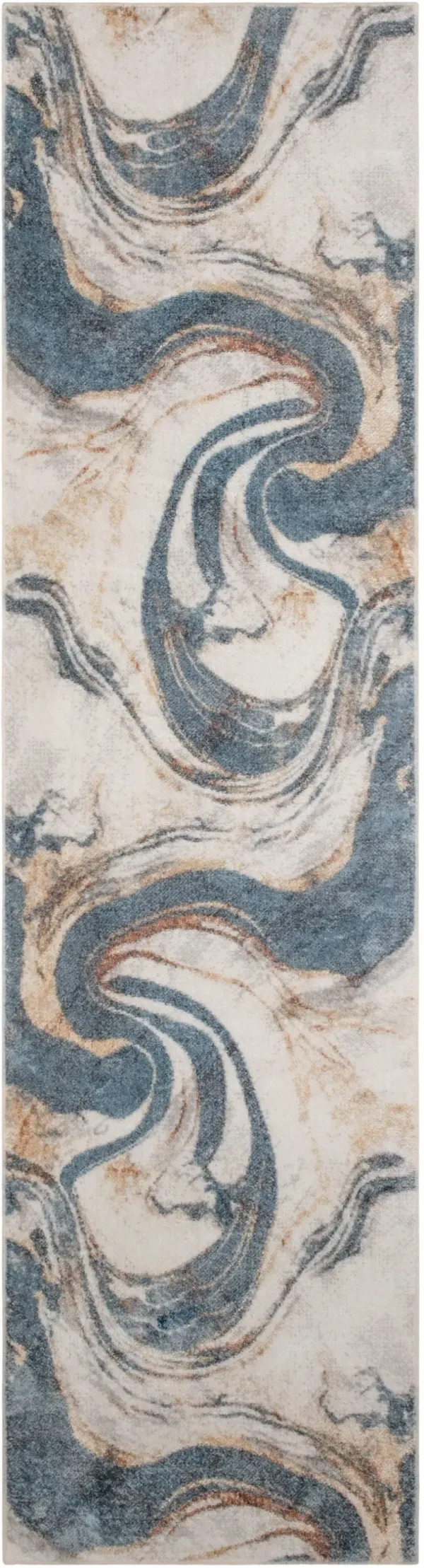 4' x 6' Oriental Power Loom Washable Area Rug - Gray