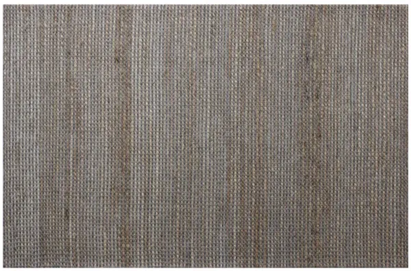 9' x 12' Hand Woven Area Rug - Gray Striped