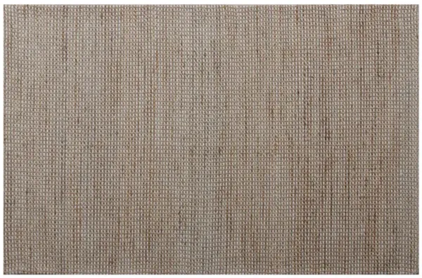 9' x 12' Hand Woven Area Rug - Beige Striped