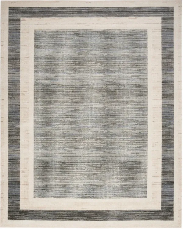 7.8' x 9.8' Geometric Area Rug - Gray