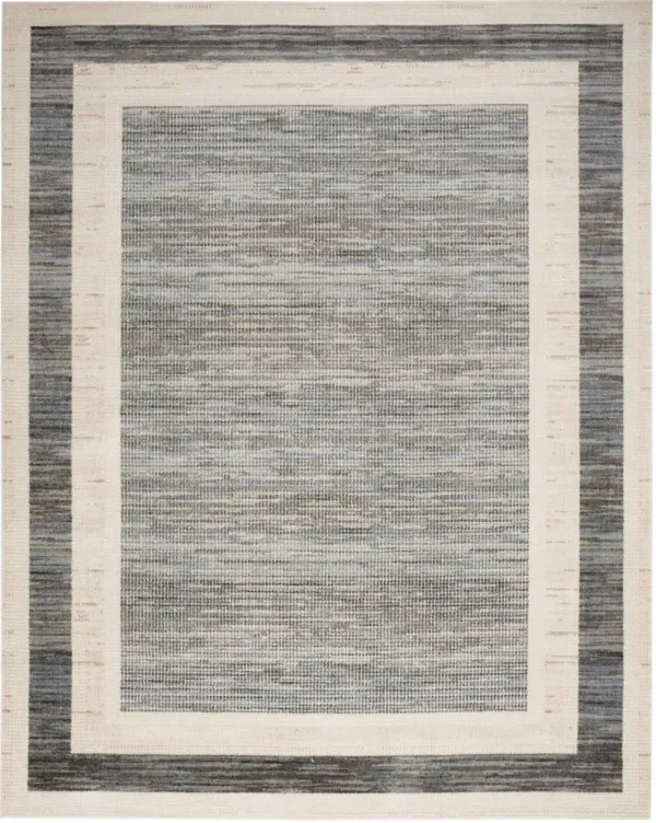 5.3' x 7.3' Geometric Area Rug - Gray