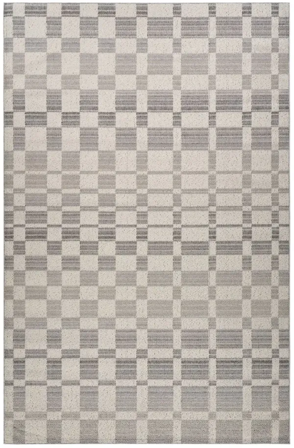 5' x 8' Moroccan Distressed Area Rug - Gray And Beige