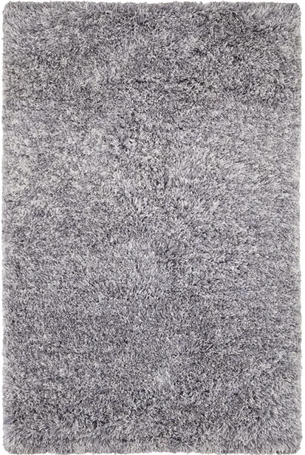 10' x 14' Shag Hand Tufted Polyester Area Rug - Gray