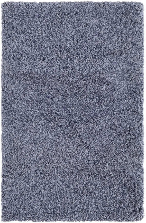 10' x 14' Shag Hand Tufted Area Rug - Blue