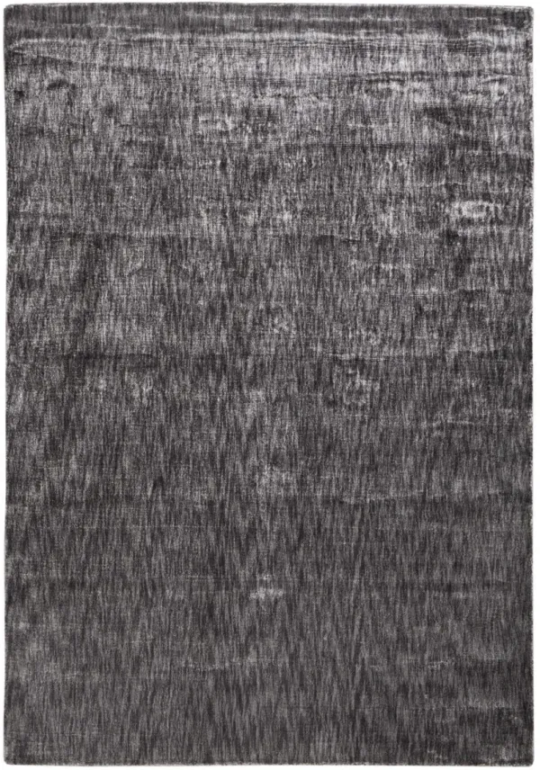 6' x 9' Hand Woven Area Rug - Gray Chevron