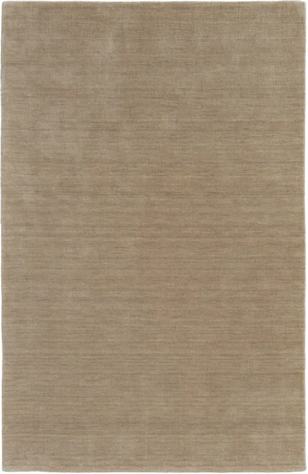 9' x 13' Wool Hand Woven Area Rug - Tan