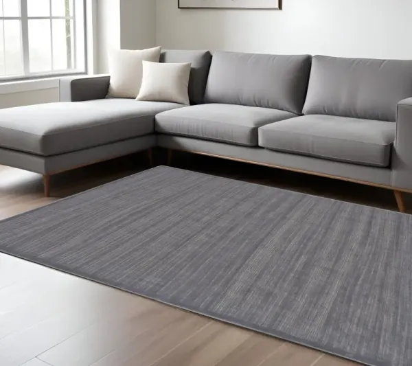 8' x 11' Power Loom Area Rug - Taupe And Gray