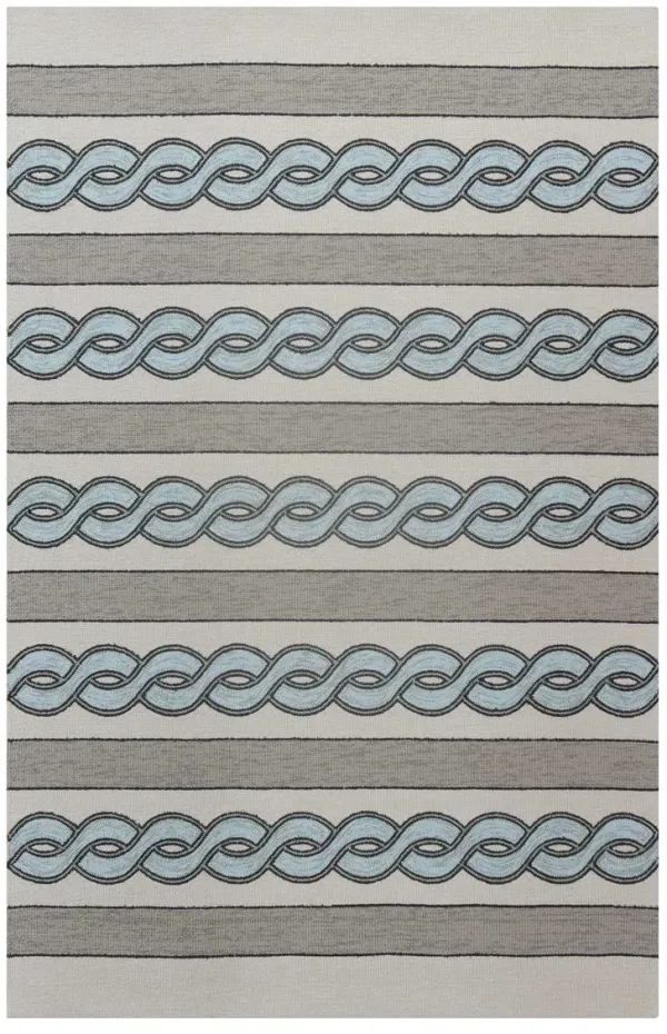 8' x 11' UV Treated Polypropylene Spa Area Rug - Ivory