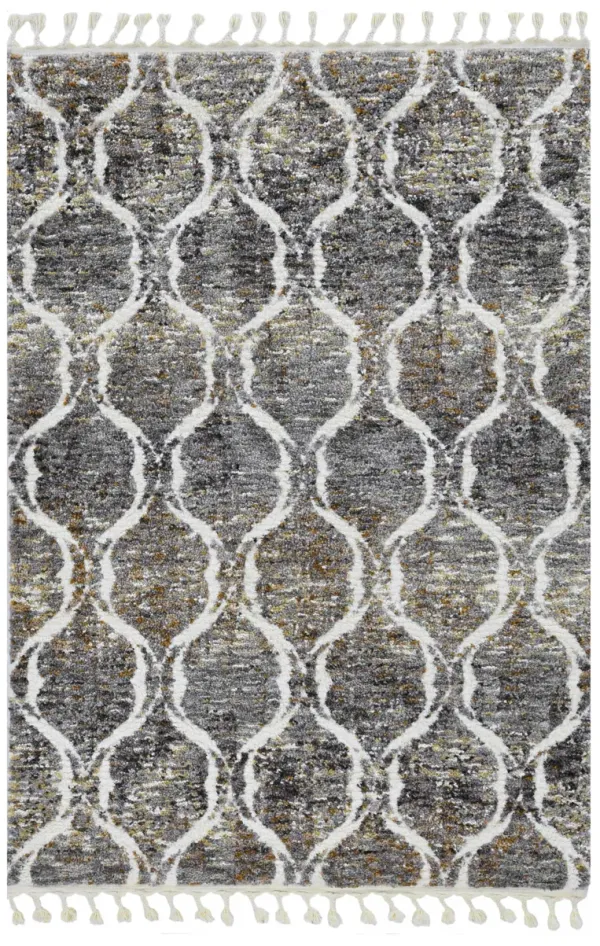 8' x 11' Ogee Area Rug - Gray