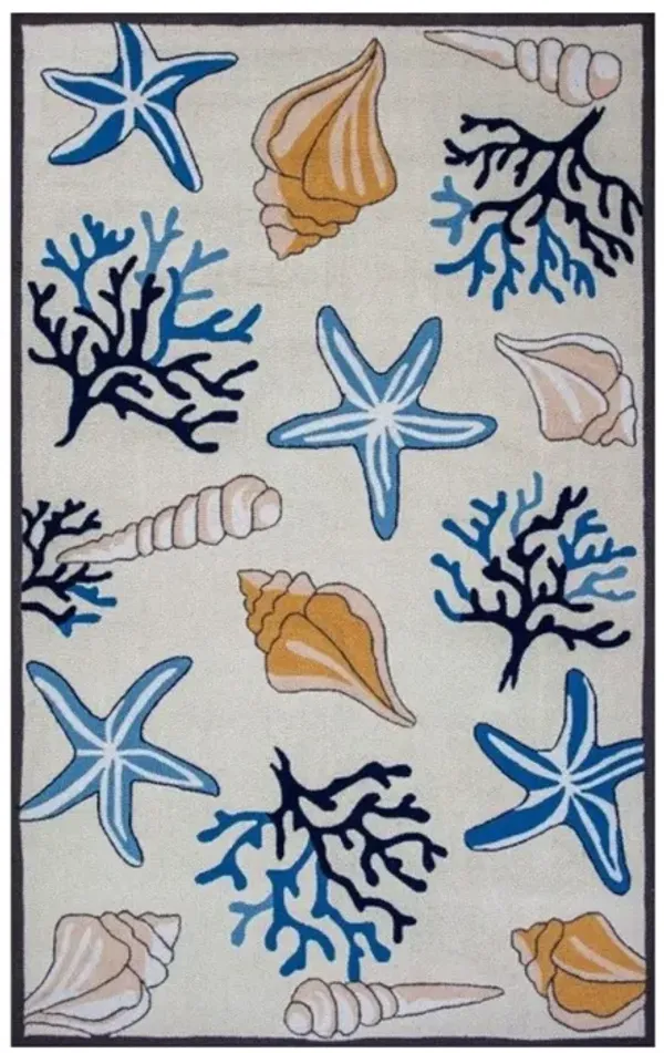 2' x 3' Hand Tufted Area Rug - Ivory