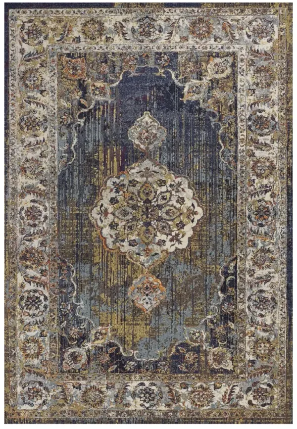 7' x 10' Area Rug - Navy Blue