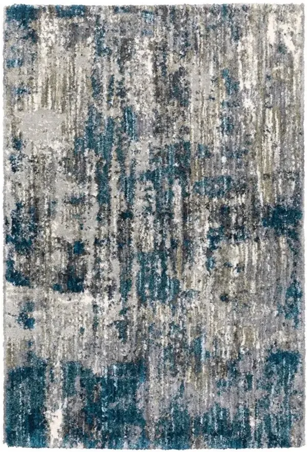 4' x 6' Gray Skies Area Rug - Gray And Blue