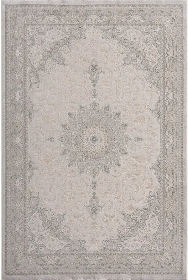 8' x 11' Medallion Area Rug - Gray