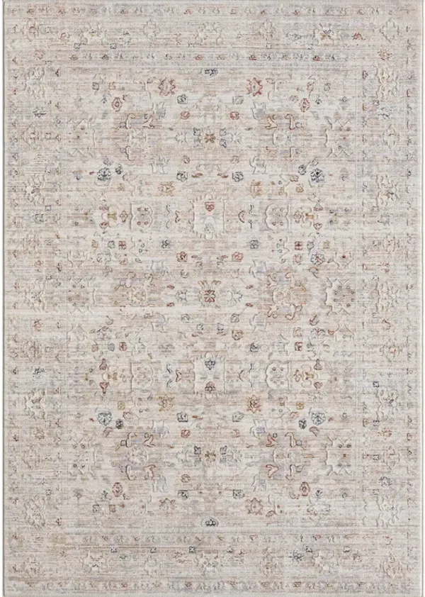 5' x 8' Botanical Area Rug - Beige