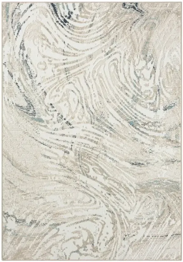 7.9' x 9.8' Abstract Area Rug - Gray