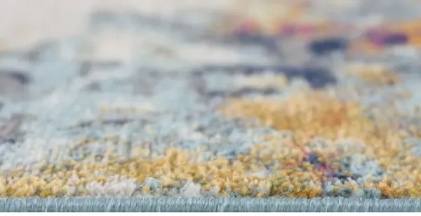 9' x 13' Abstract Painting Area Rug - Multicolored