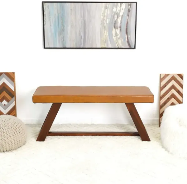 Marley - Genuine Leather Bench