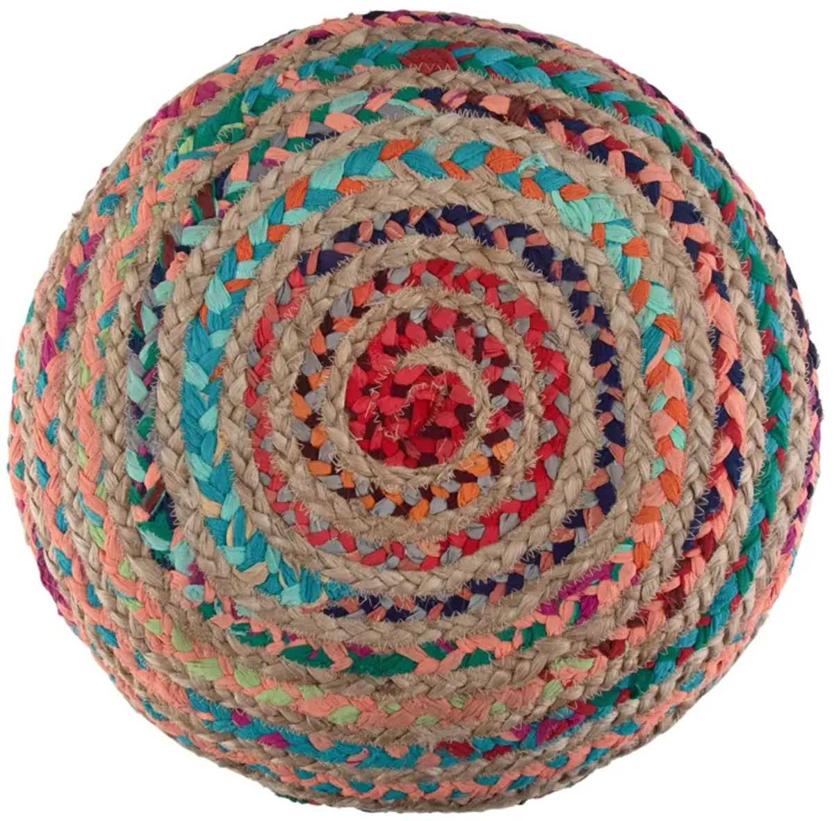 Margo - Handcrafted Round Pouf