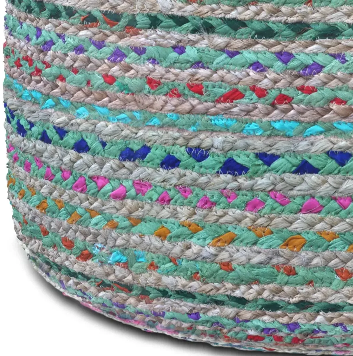 Margo - Handcrafted Round Pouf