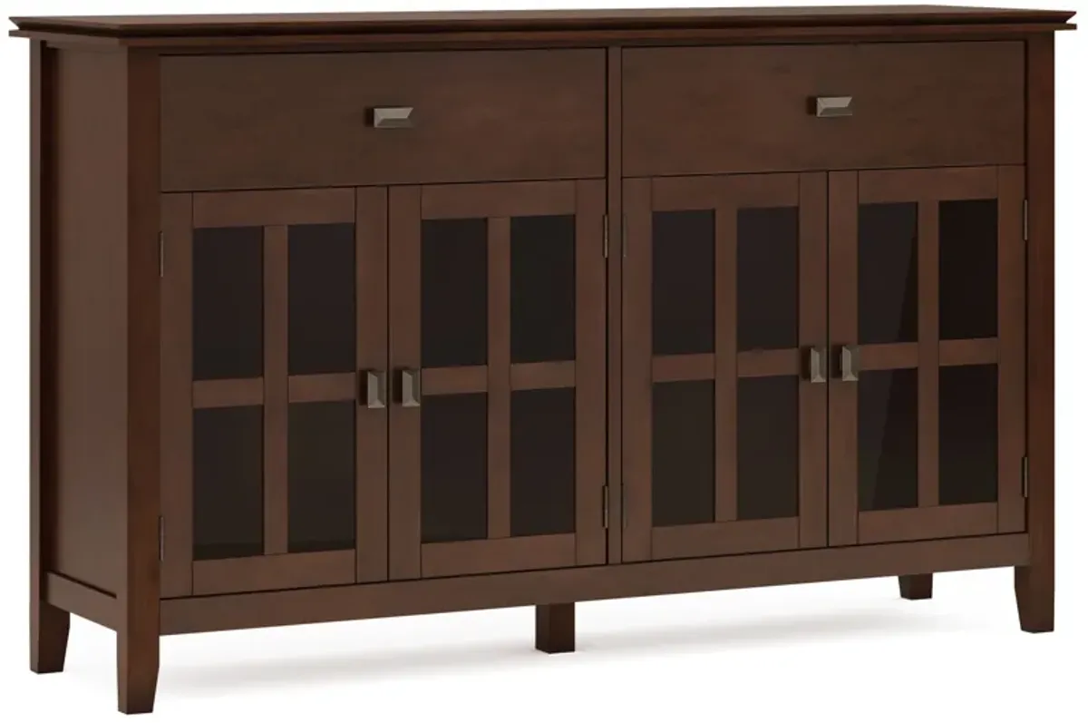 Artisan - Large 4 Door Sideboard Buffet - Russet Brown