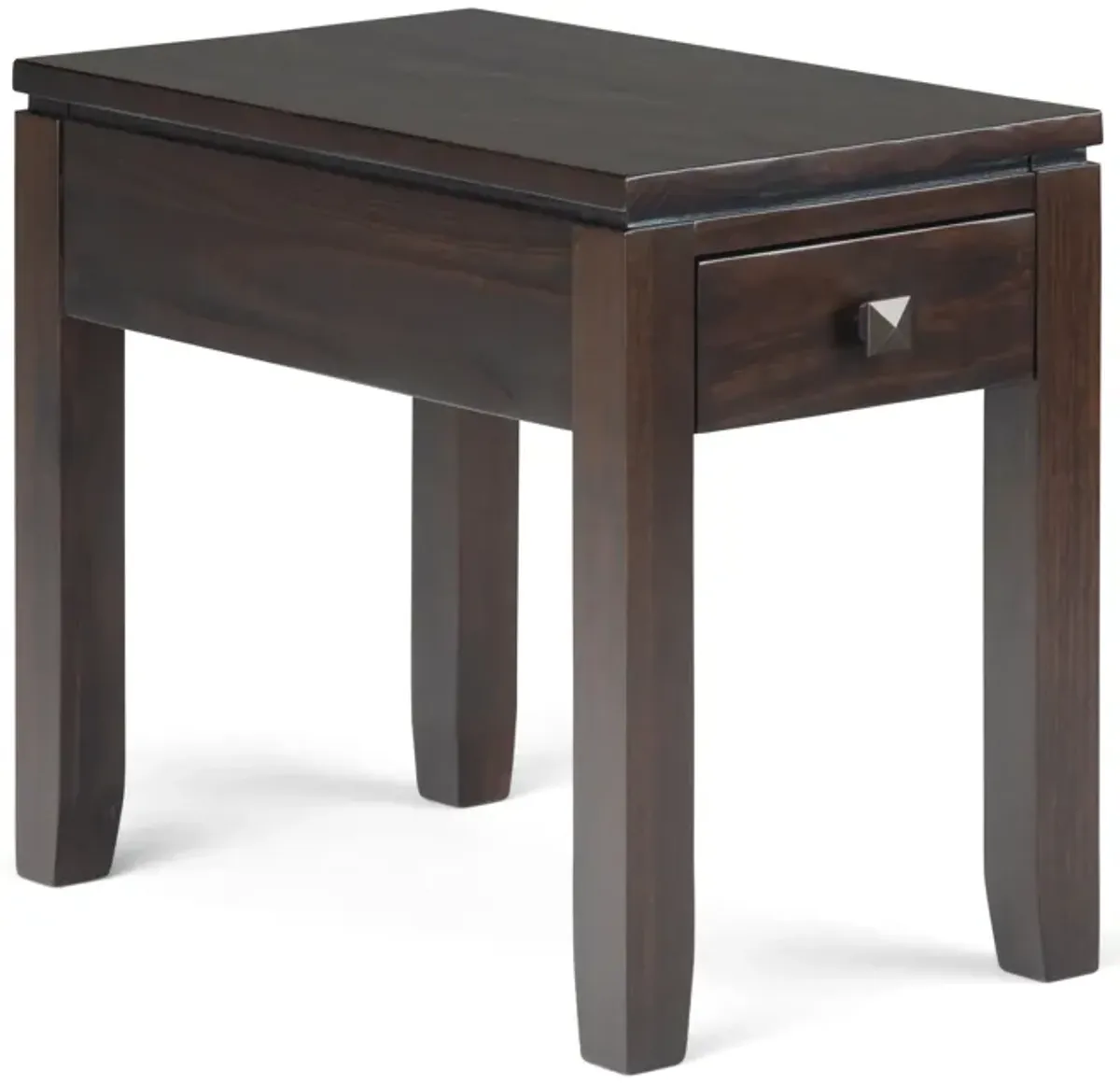 Cosmopolitan - Narrow Side Table - Mahogany Brown