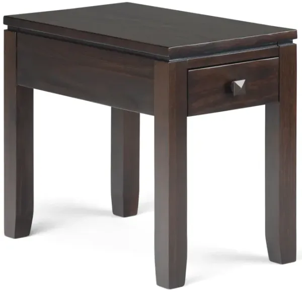 Cosmopolitan - Narrow Side Table - Mahogany Brown