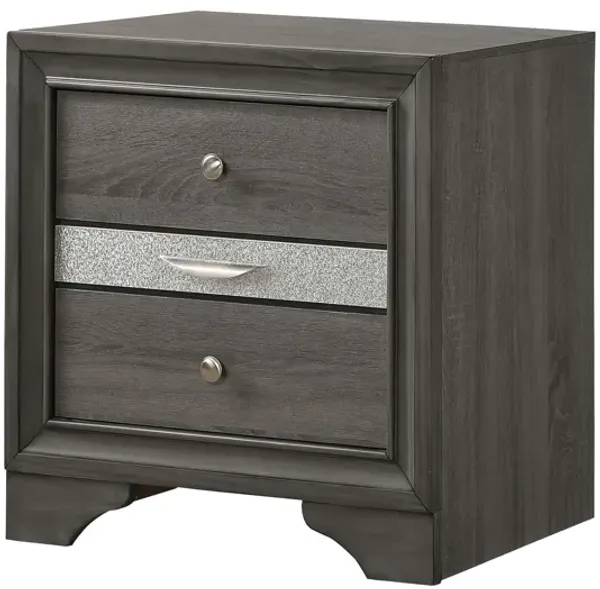 Regata - Nightstand - Gray