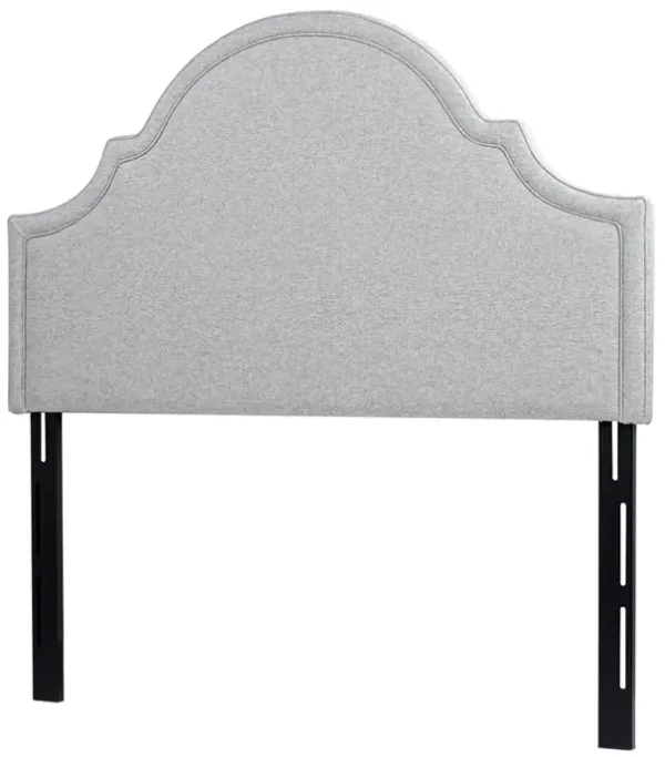 Catherine - Queen Upholstered Headboard - Light Gray