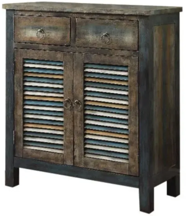 Solid Wood Console Table - Saddle Brown