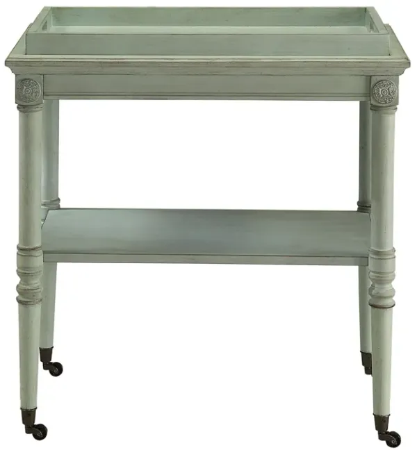 MDF Tray Table - Antique Green