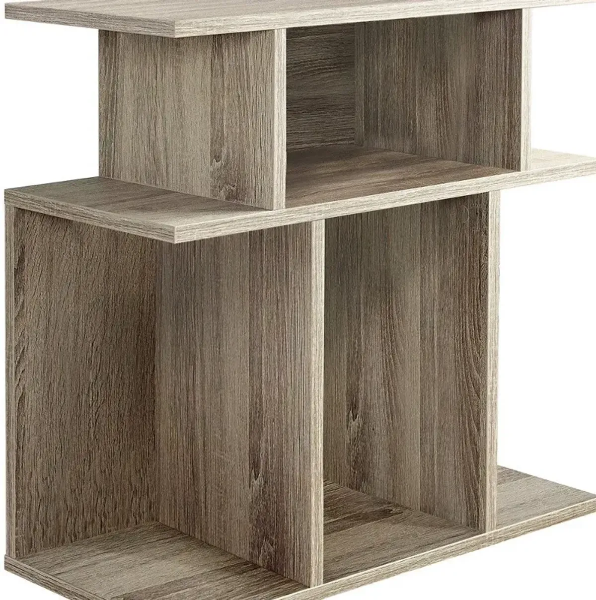 End Table With 6 - Deep Taupe