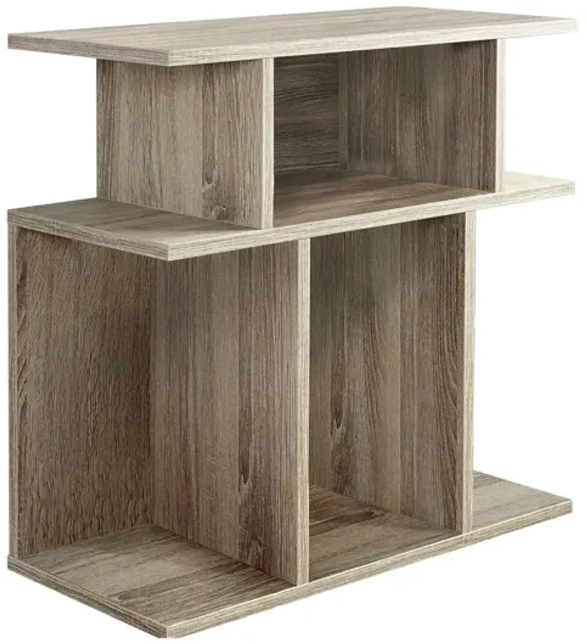 End Table With 6 - Deep Taupe