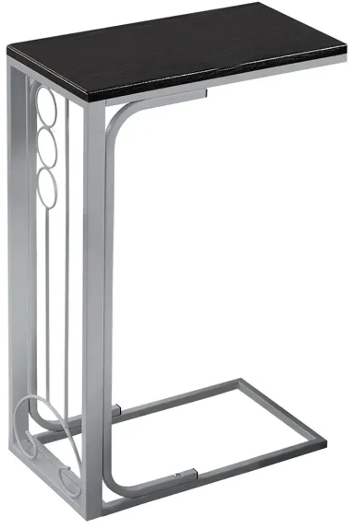 MDF And Metal Accent Table - Blacksilver