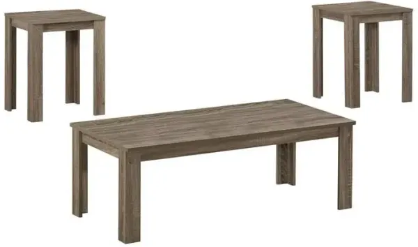 44" Coffee Table (Set of 3) - Taupe
