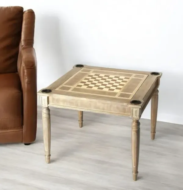 36" Square Coffee Table - Light Brown