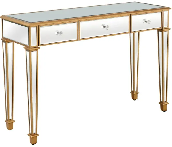 Finish Trim Console Table - Gold