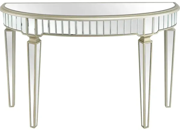 Accented Console Table - Gold