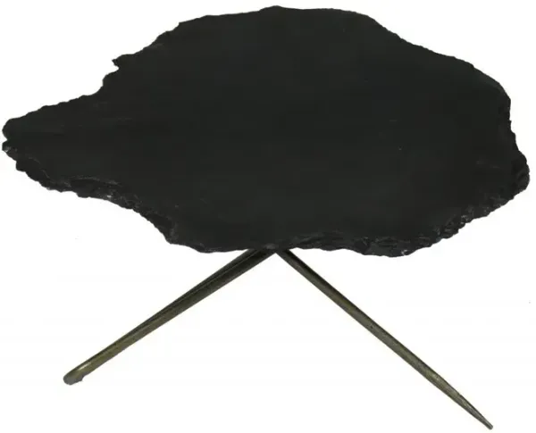 Live Edge Coffee Tables (Set of 2) - Black