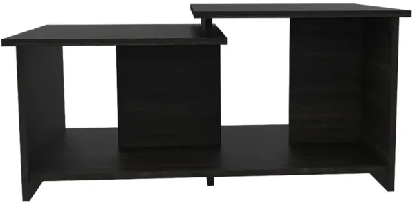Manufactured Wood Rectangular Coffee Table - Black