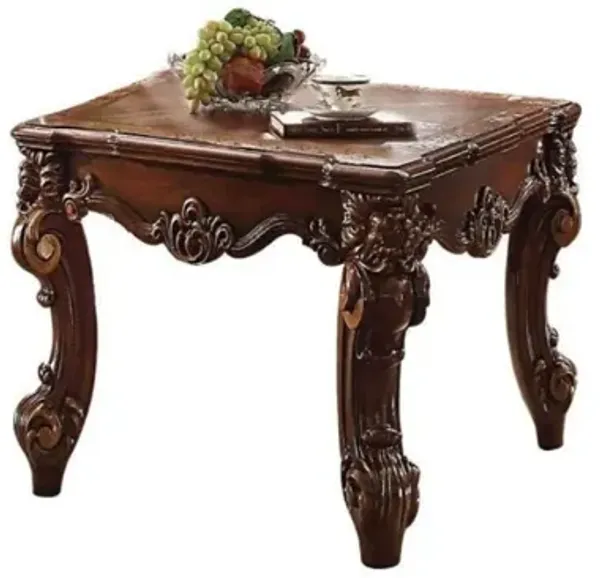 Manufactured Wood Square End Table - Cherry