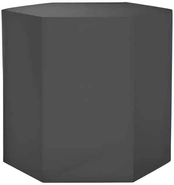 Wood End Table - Gray