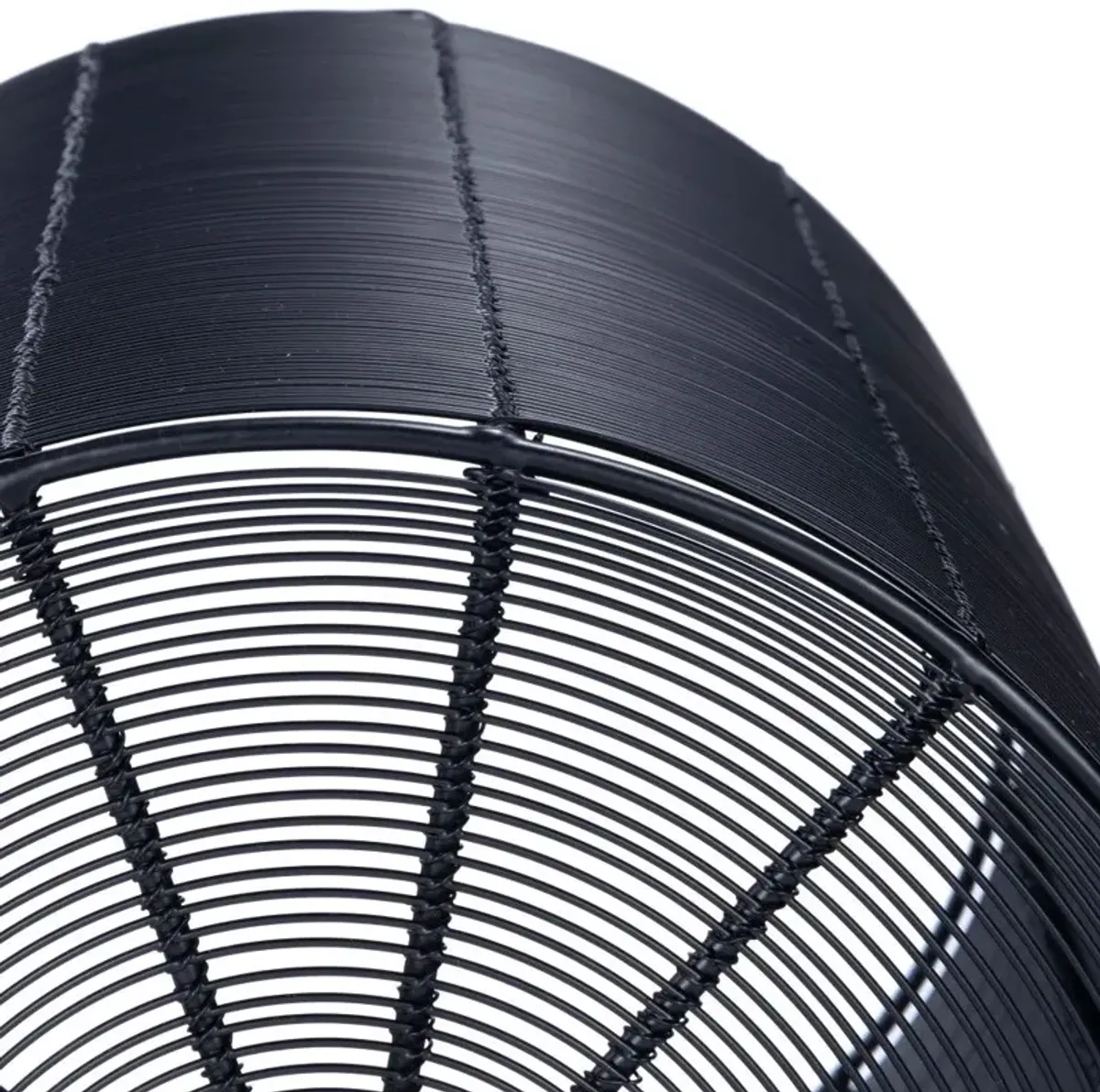 Round Wire End End Table - Black