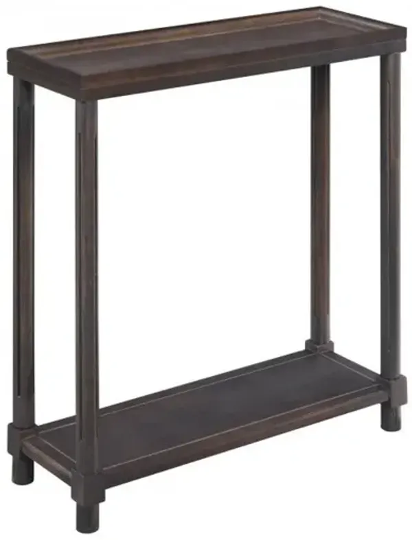 Solid Wood End Tables With Shelf (Set of 2) - Espresso