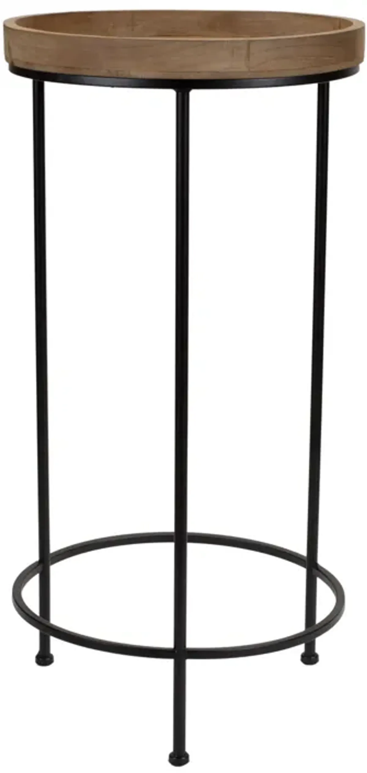 Round End Tables (Set of 3) - Black And Brown