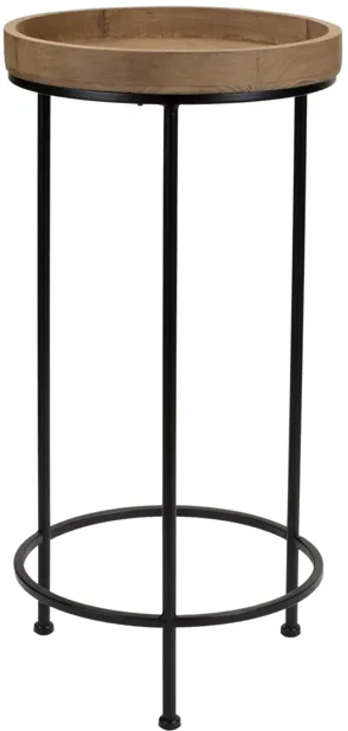 Round End Tables (Set of 3) - Black And Brown