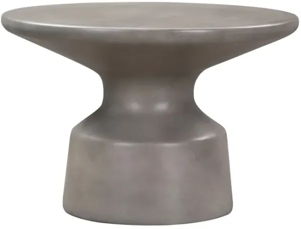 Concrete Round Coffee Table - Gray