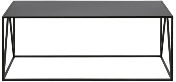 45" Steel Coffee Table - Black