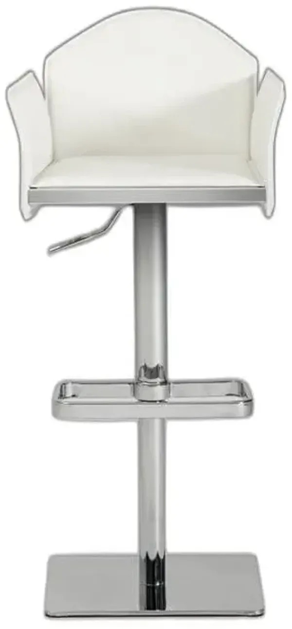 20" x 19" x 41" Bar Chair - White