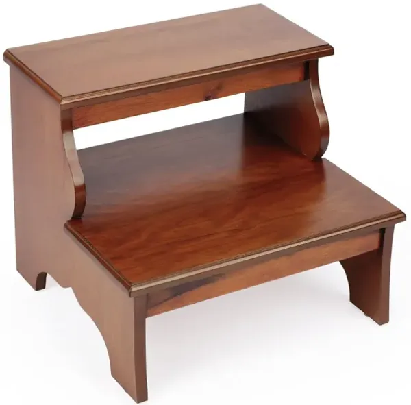 15" Manufactured Wood Backless Chair - Brown